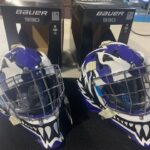 Custom goalie mask wrap