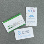 Seed paper business cards