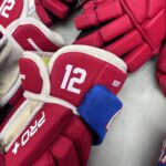 Personalized hockey gloves
