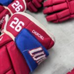 Personalized hockey gloves