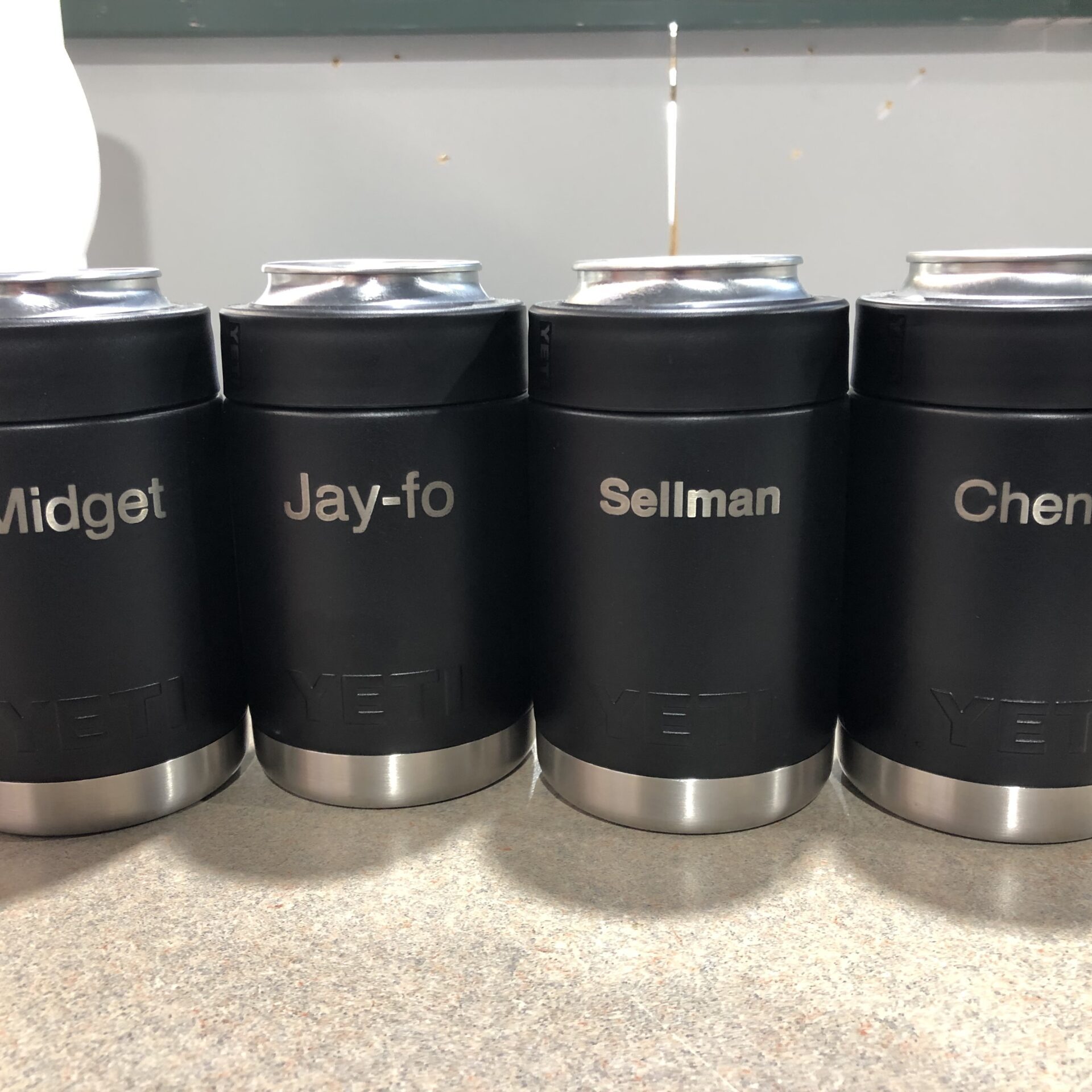 Custom Yeti thermos'