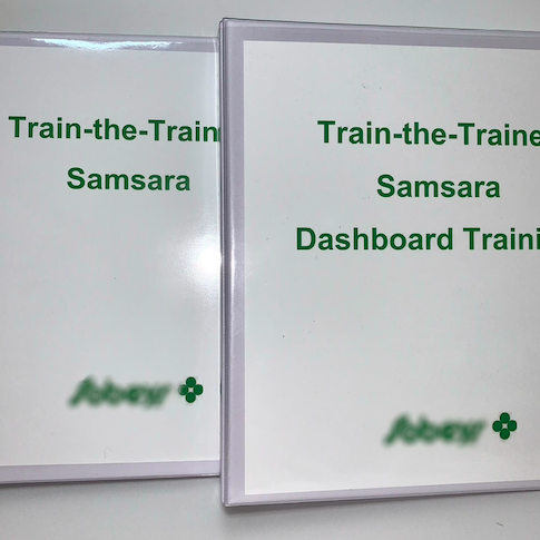 Custom training binders