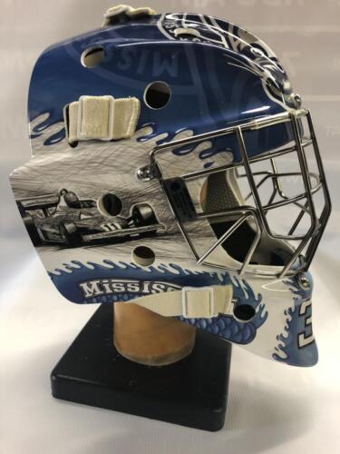 Custom Mississauga Steelheads Goalie Mask Wrap