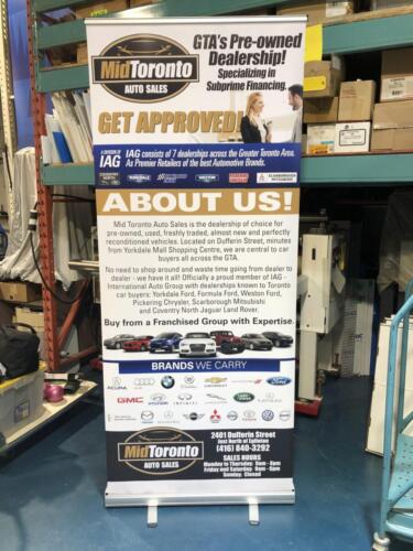 MidToronto Auto Sales Pull-Up banner 