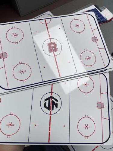 Personalized coaches hockey board