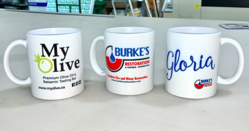 Custom company mugs