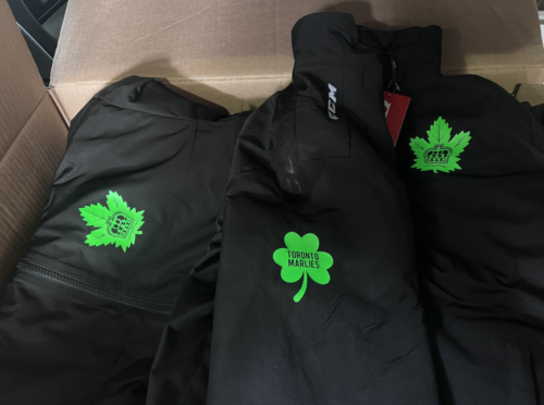 Toronto Marlies custom St Pats jackets