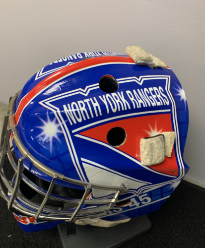 NYR Custom goalie mask