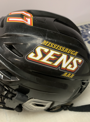 Mississauga Senators AAA Helmet Stickers